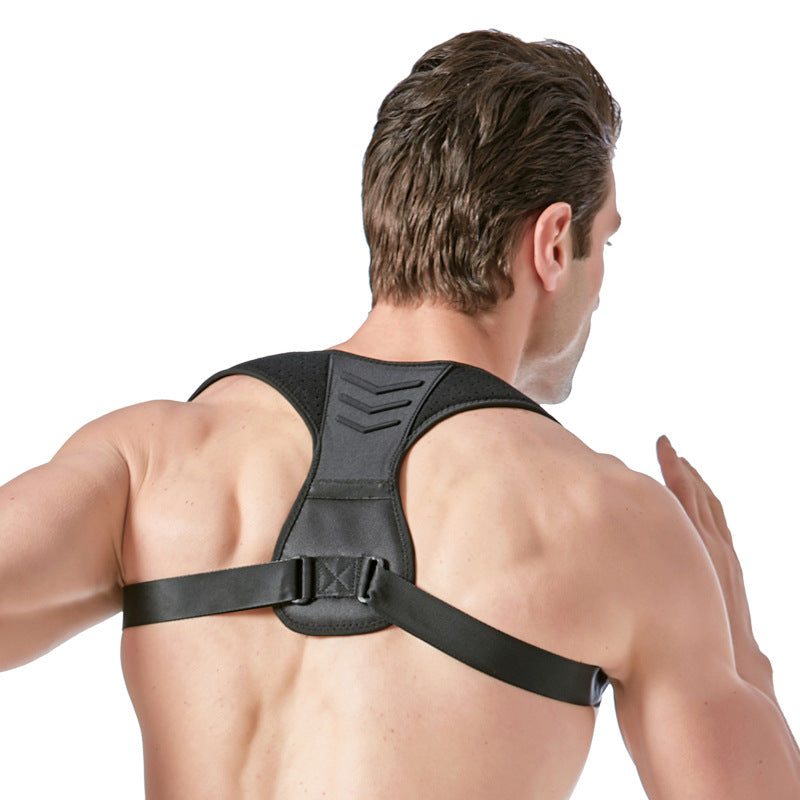 Back Correction Belt Shoulder-Opening Posture Light And Breathable Adjustable Correction Belt Male And Female Clavicle Belt