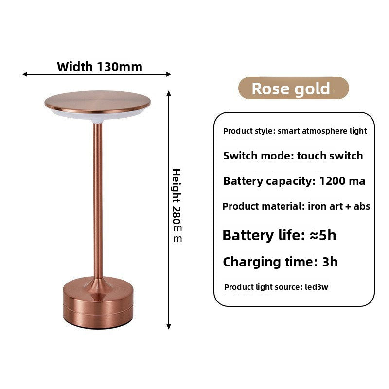 Touch Control Retro Table Lamp for Home and Camping