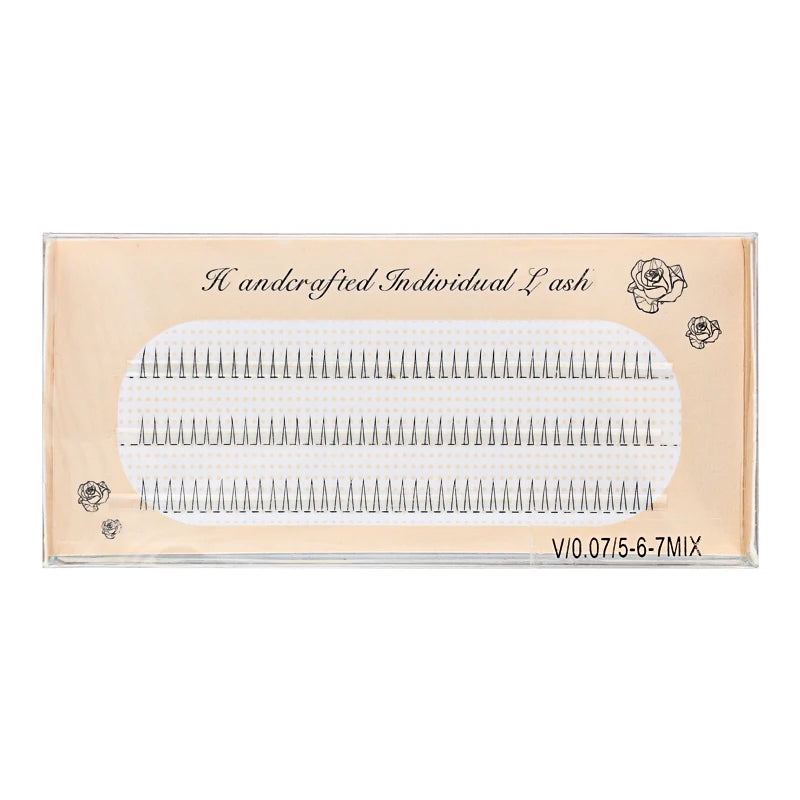 6 Rows 120 Bundles Eyelash Extension Natural Faux Mink Eyelashes Individual 9/10/11/12MM Lashes Makeup Cilia False Eye Lashes