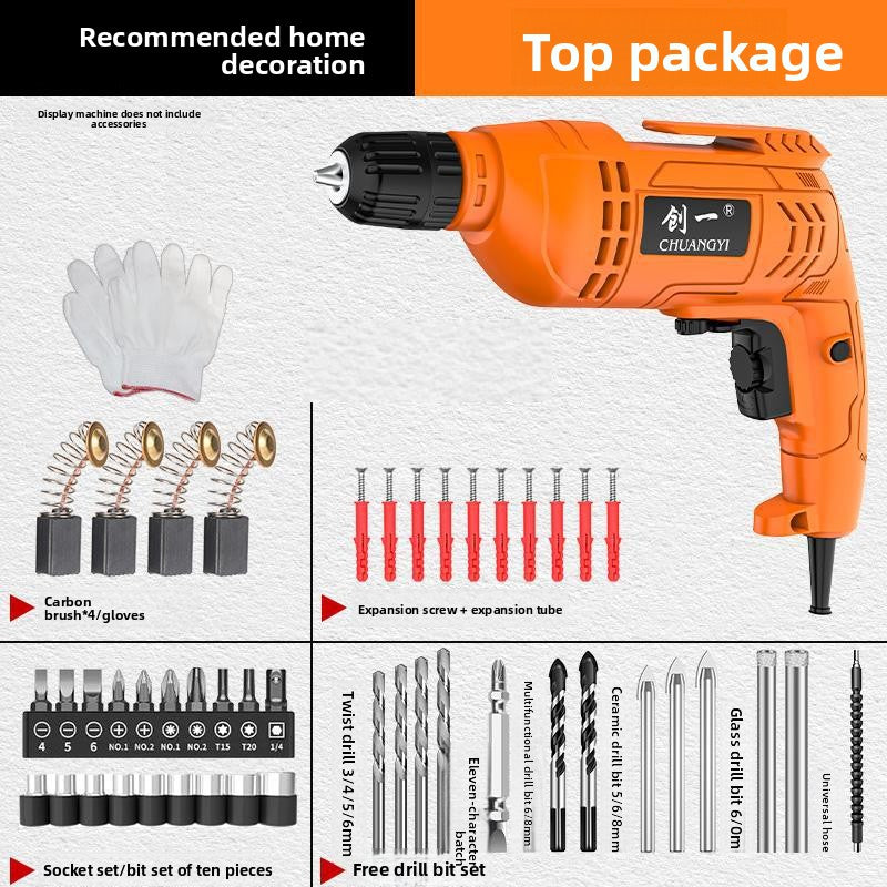 Multifunctional Electric Hand Drill for Home and Industrial Use