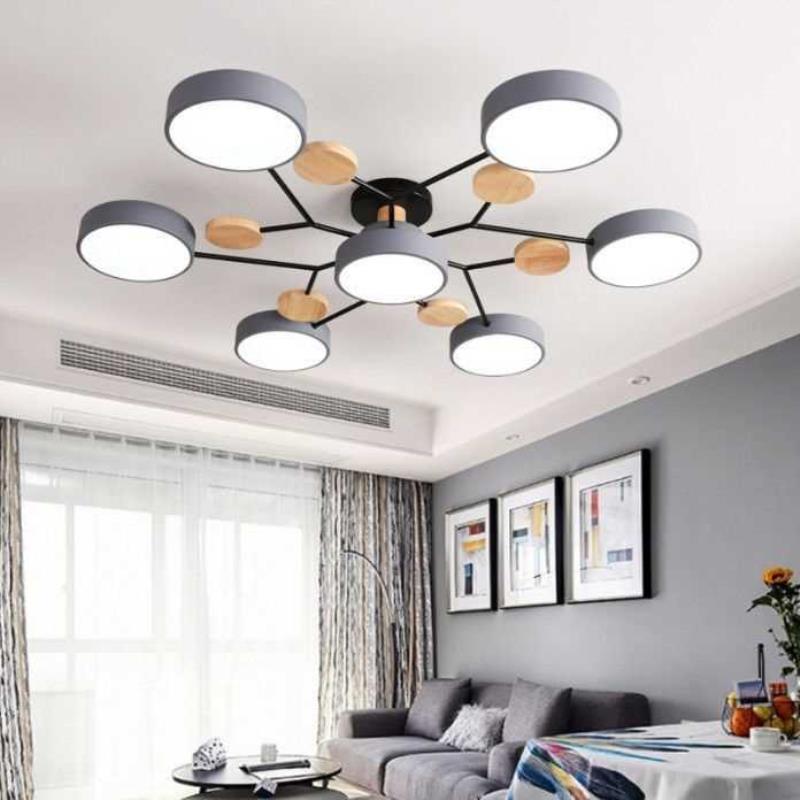 Nordic LED Ceiling Light with Adjustable Color Temperature
