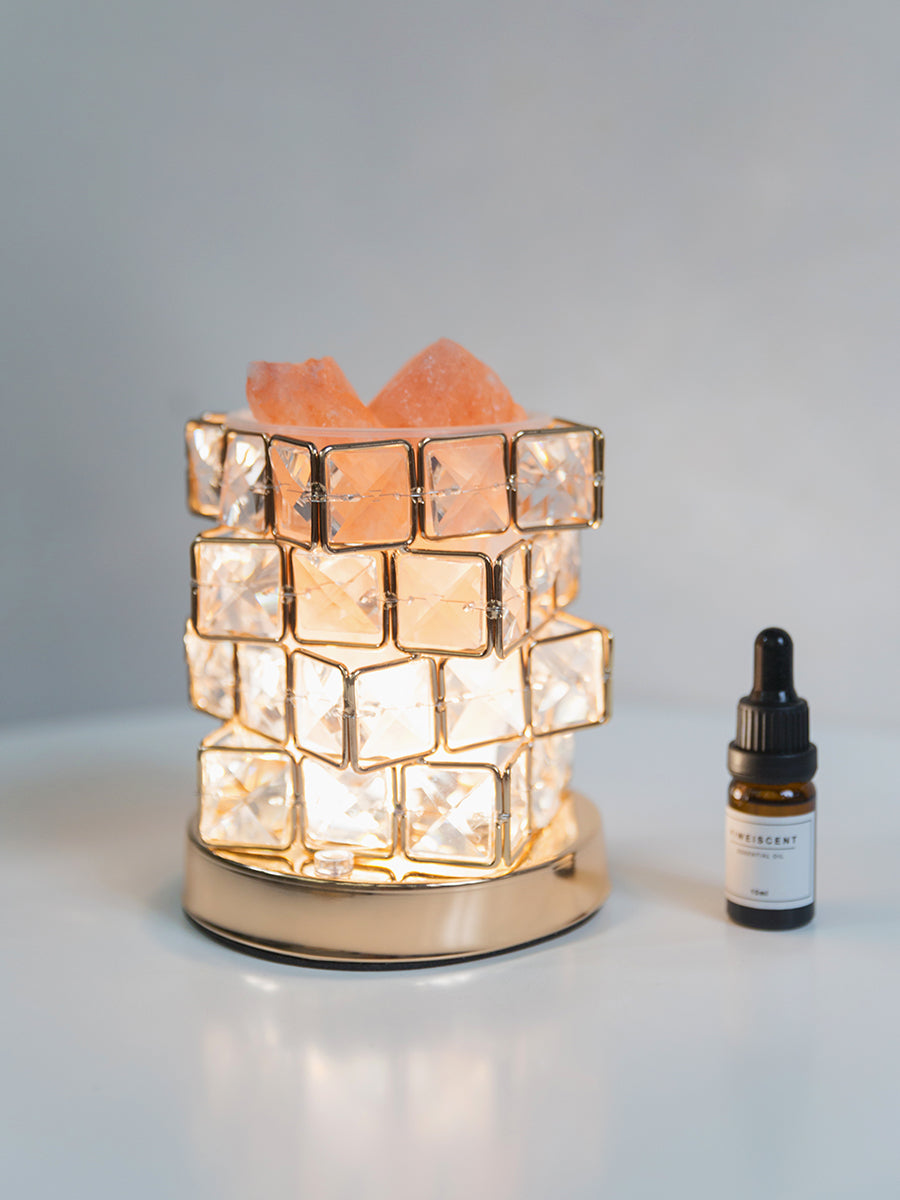 Fire Aromatherapy Crystal Diffuser Indoor Durable Household Night Light