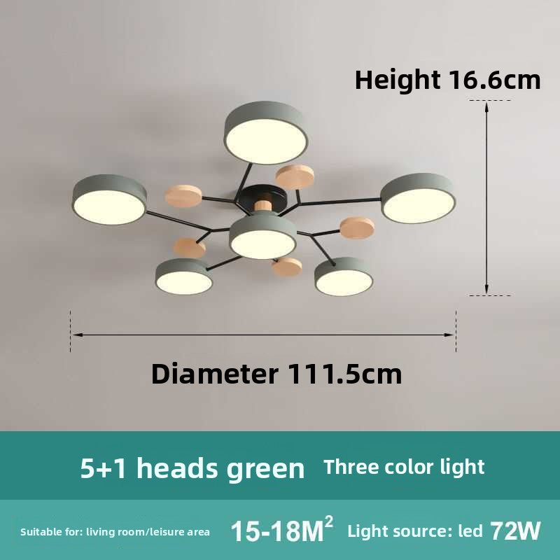 Nordic LED Ceiling Light with Adjustable Color Temperature