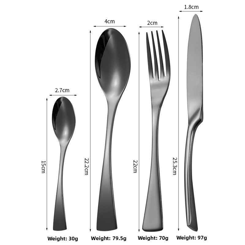 stainless cutlery set