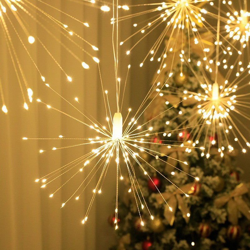 LED fireworks lights and star-shaped decorative lights