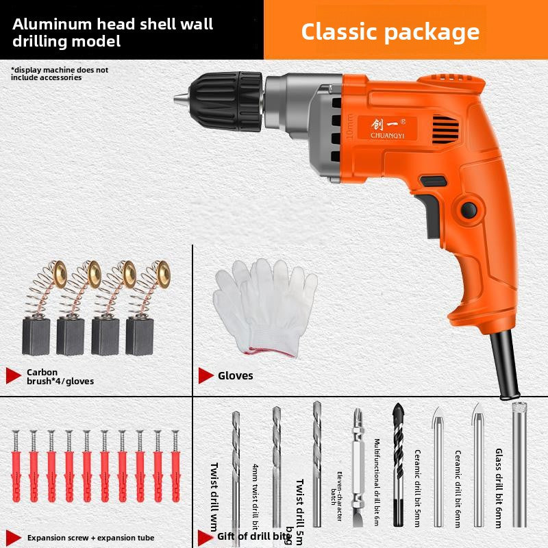 Multifunctional Electric Hand Drill for Home and Industrial Use