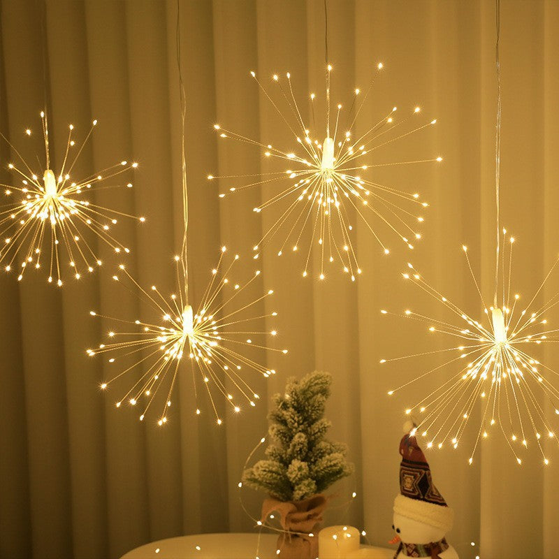 LED fireworks lights and star-shaped decorative lights