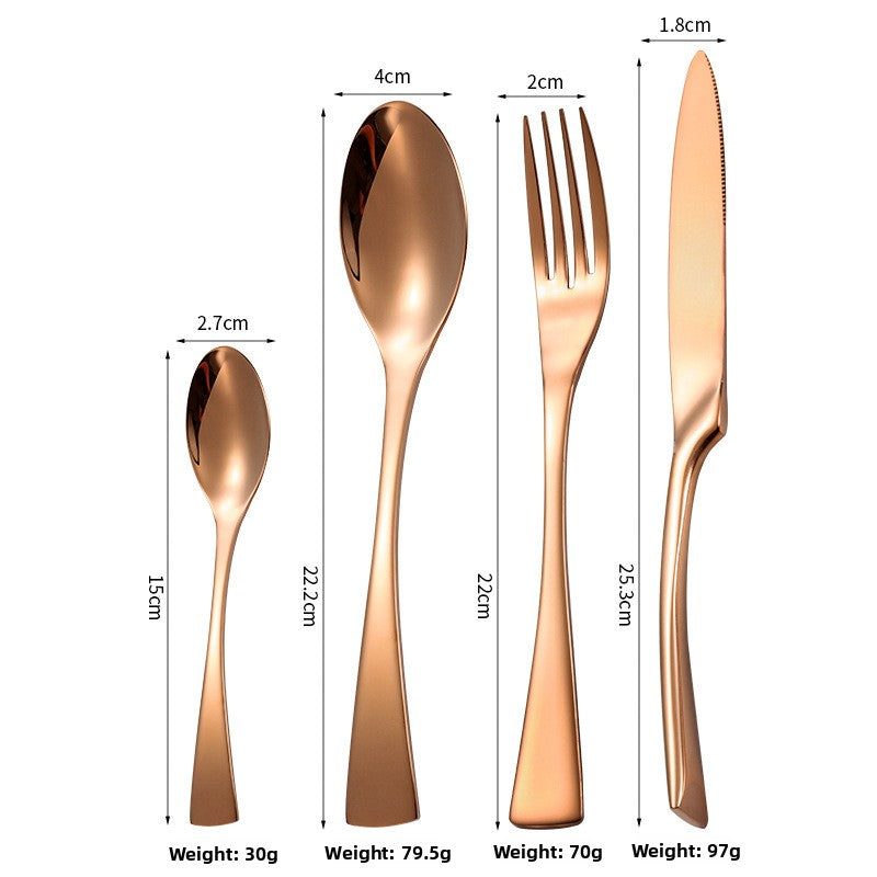stainless cutlery set