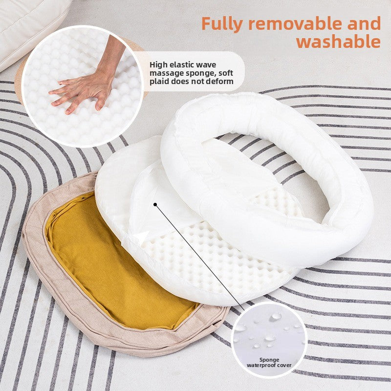 Removable and washable warm dog house