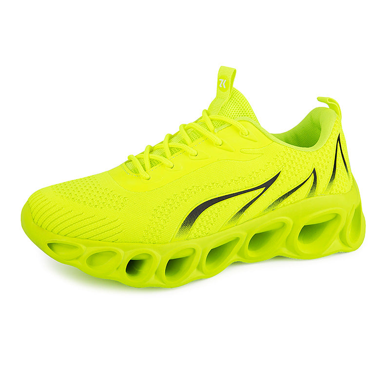 Breathable Casual Sports Shoes with Flame Design