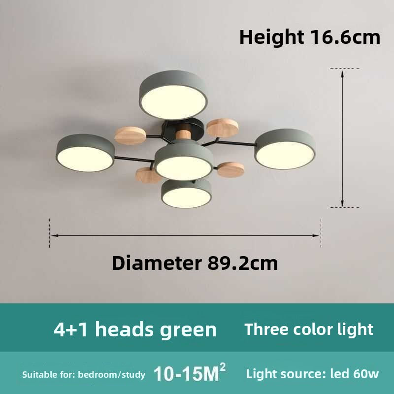 Nordic LED Ceiling Light with Adjustable Color Temperature