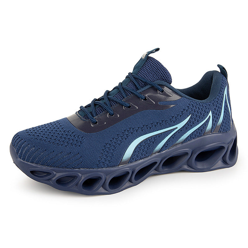 Breathable Casual Sports Shoes with Flame Design
