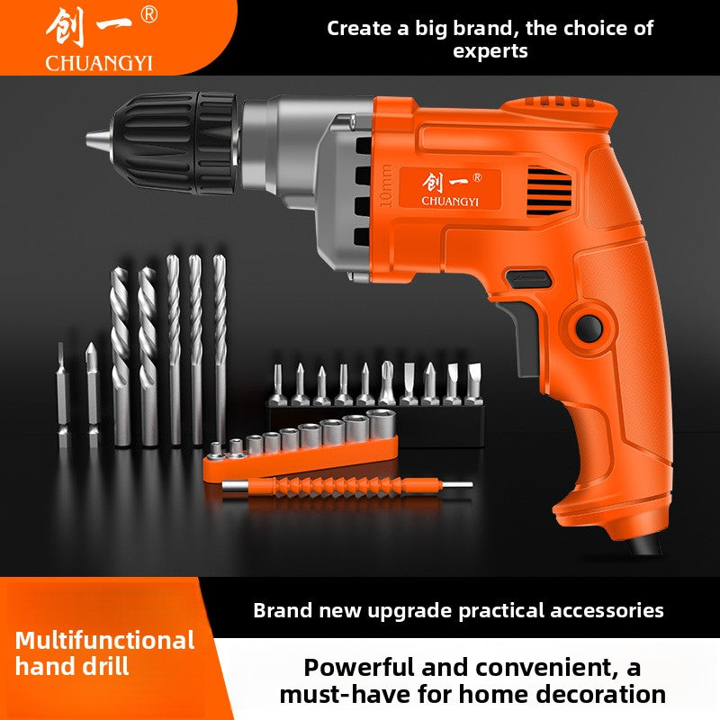 Multifunctional Electric Hand Drill for Home and Industrial Use