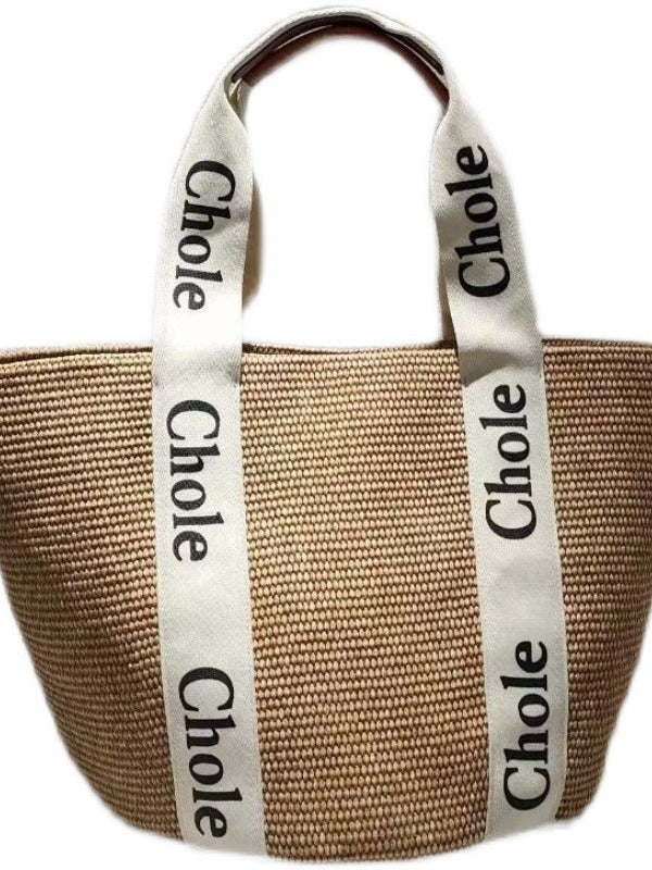 Straw Woven Beach Bag for Women