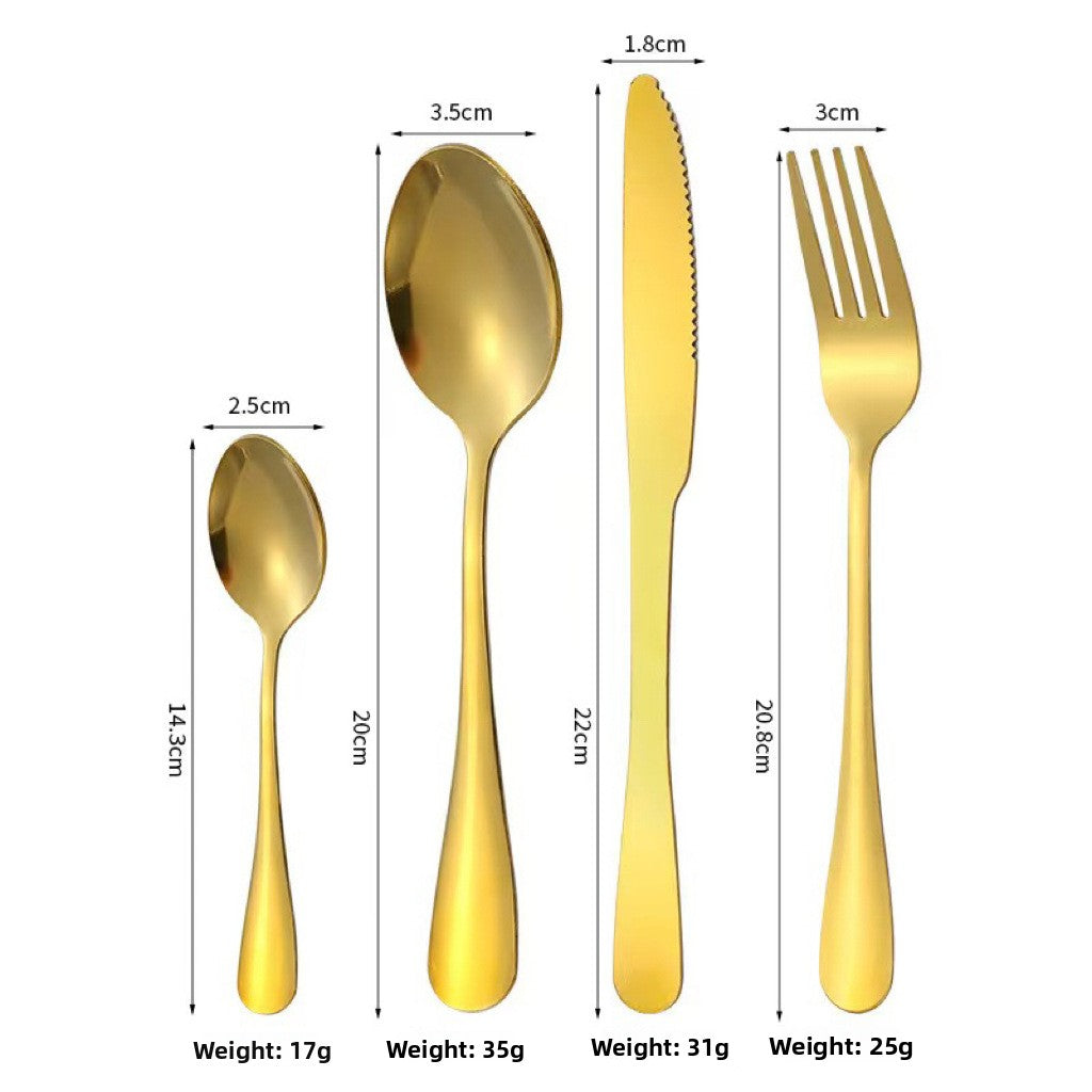 stainless cutlery set