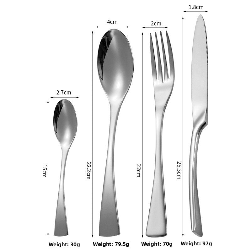 stainless cutlery set