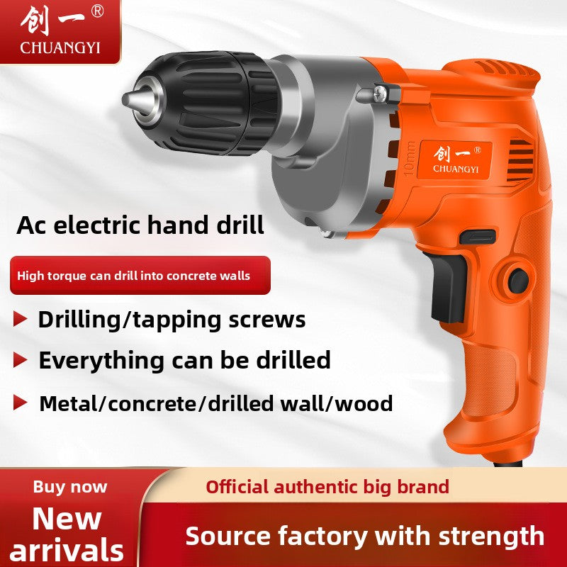 Multifunctional Electric Hand Drill for Home and Industrial Use
