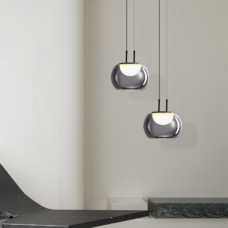Italian minimalist glass pendant light