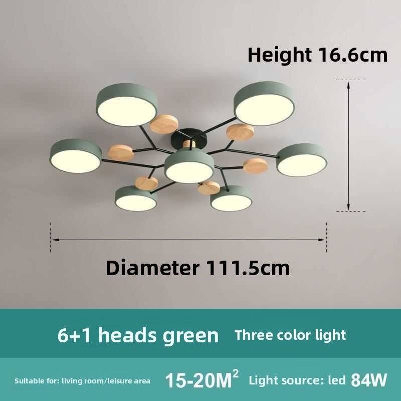 Nordic LED Ceiling Light with Adjustable Color Temperature