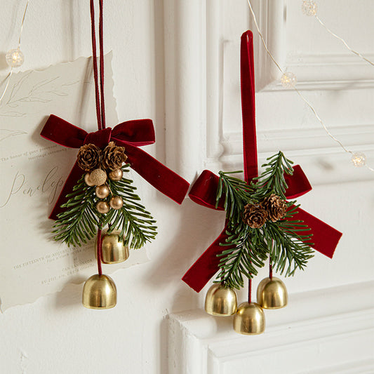 Bell Velvet Bow Ornament