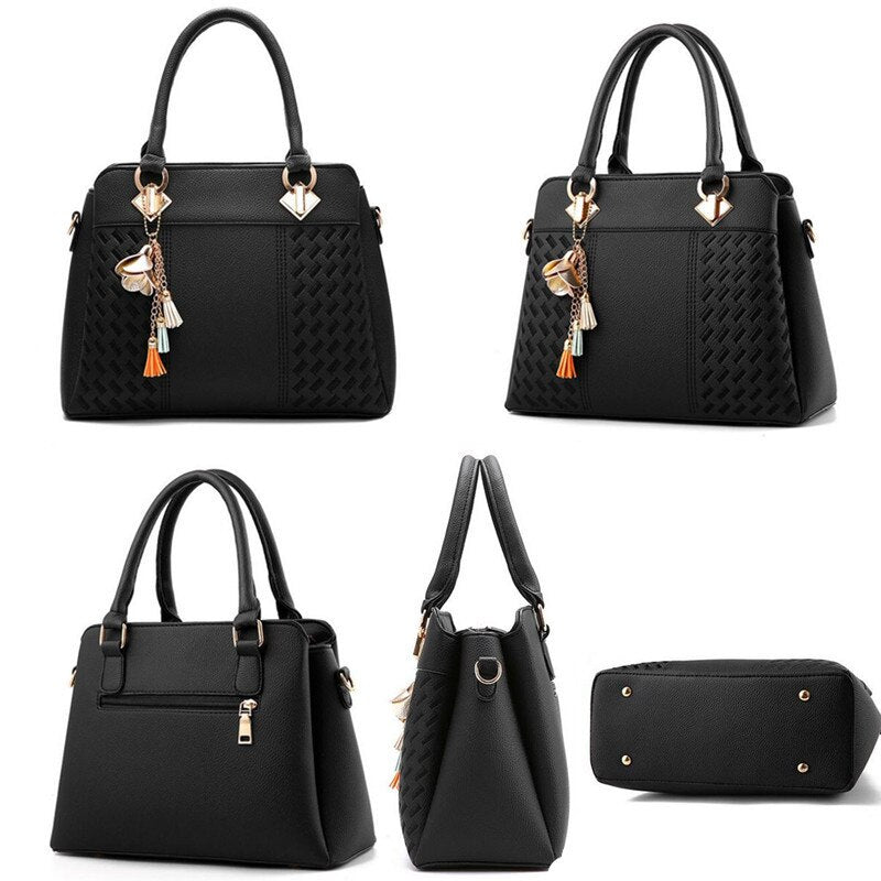 LKEEP Famous Designer Brand Bags Women Leather Handbags Luxury Ladies Hand Bags Purse Fashion Shoulder Bags