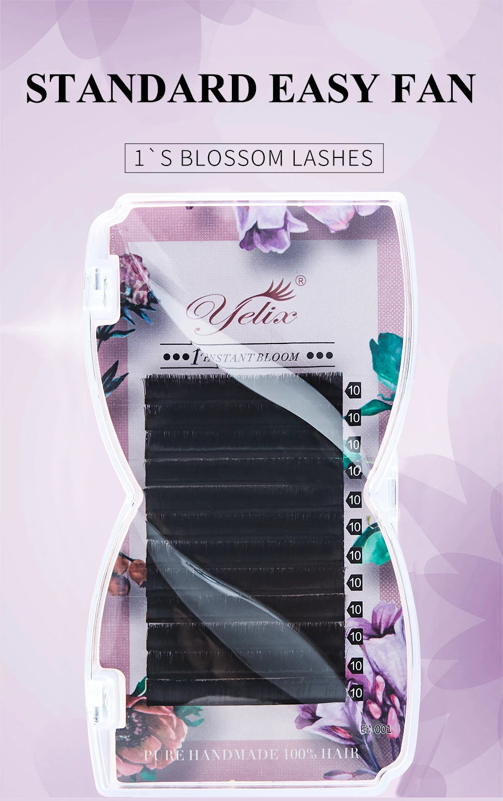 Easy Fanning Lashes 8-25mm Volume Russe Autofan Cilios Soft Professional Eyelash Extension Faux Natural Individual Eyelashes