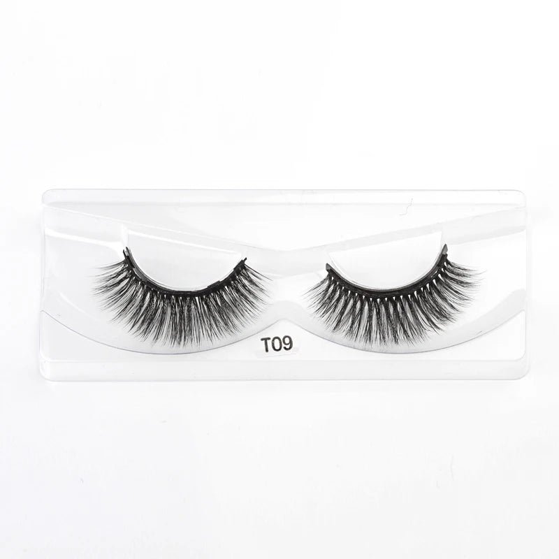 Magnetic Eyelashes 3D Mink Eyelashes Magnetic Eyeliner Magnetic 3D Lash Short False Lashes Lasting Handmade Eyelash Makeup Tools