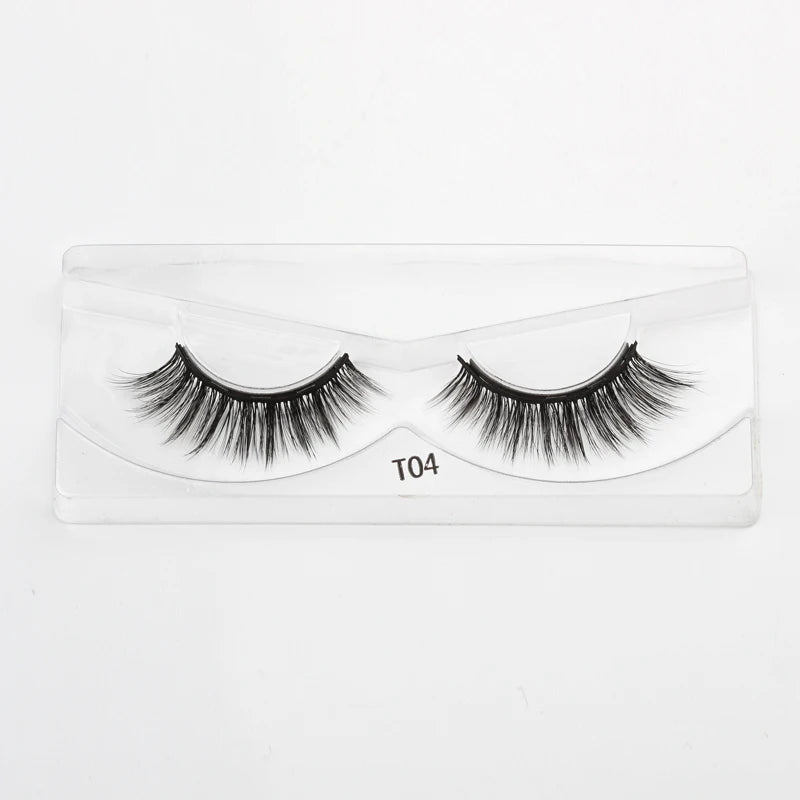 Magnetic Eyelashes 3D Mink Eyelashes Magnetic Eyeliner Magnetic 3D Lash Short False Lashes Lasting Handmade Eyelash Makeup Tools