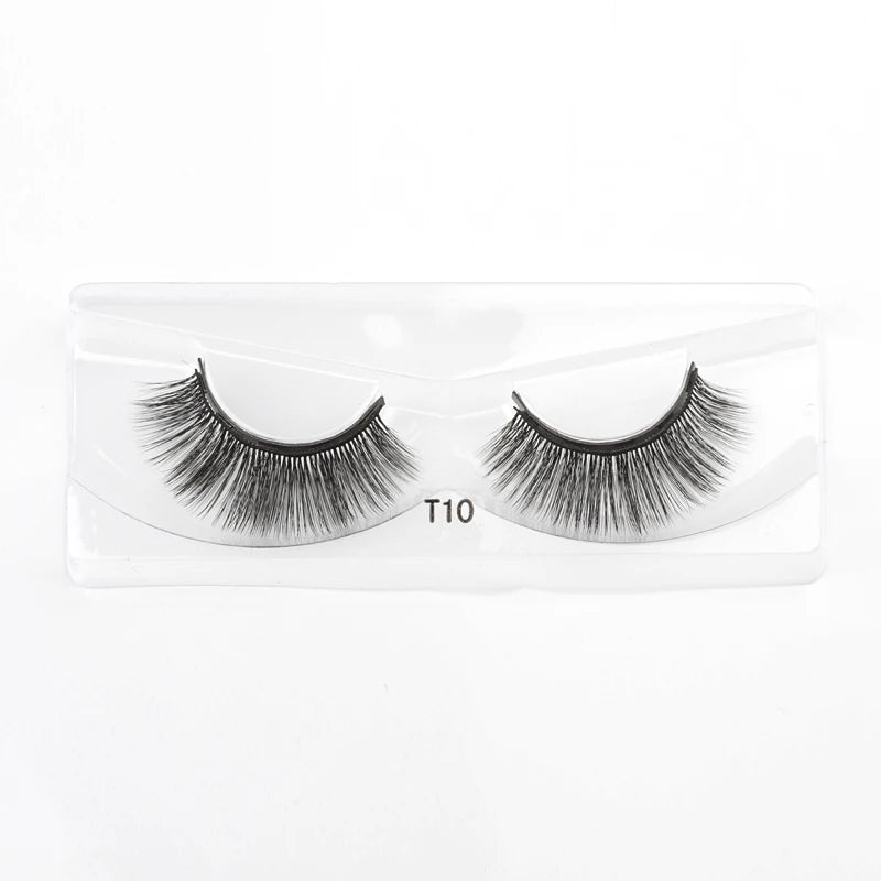 Magnetic Eyelashes 3D Mink Eyelashes Magnetic Eyeliner Magnetic 3D Lash Short False Lashes Lasting Handmade Eyelash Makeup Tools