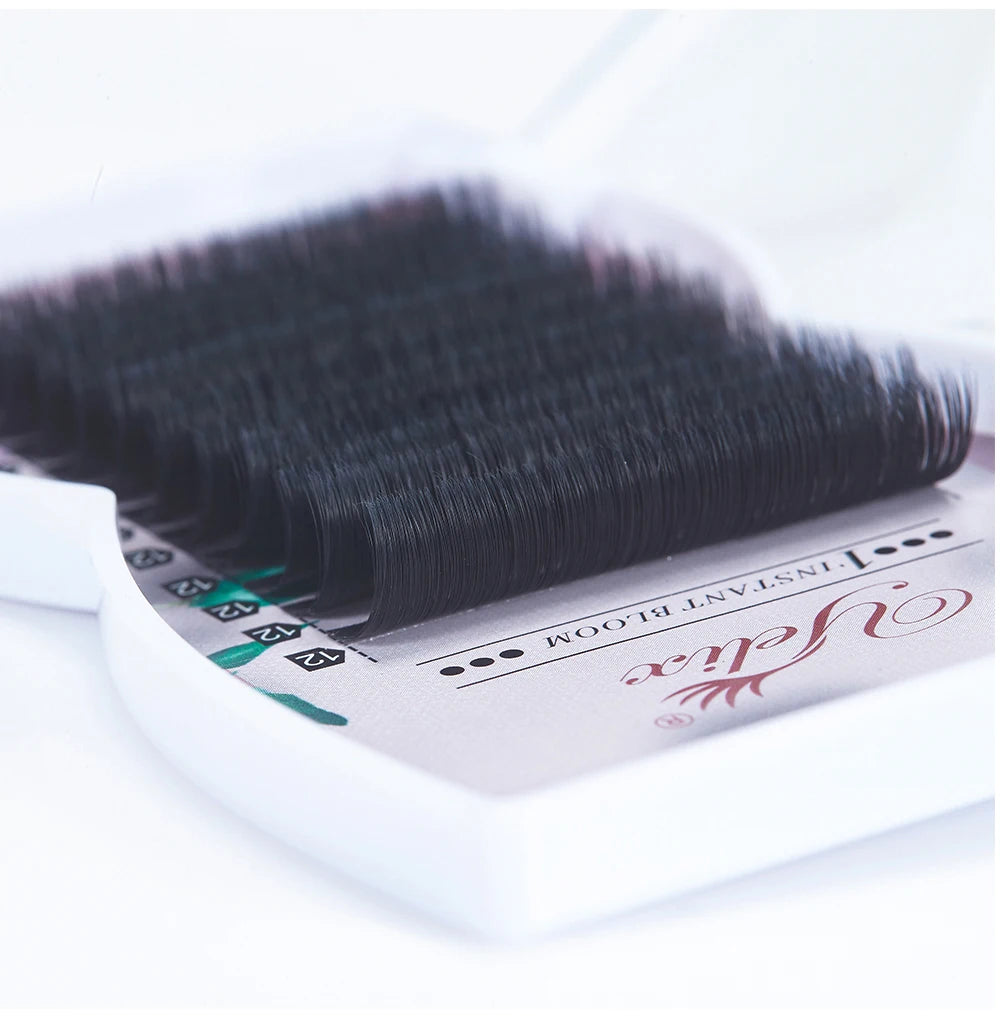 Easy Fanning Lashes 8-25mm Volume Russe Autofan Cilios Soft Professional Eyelash Extension Faux Natural Individual Eyelashes
