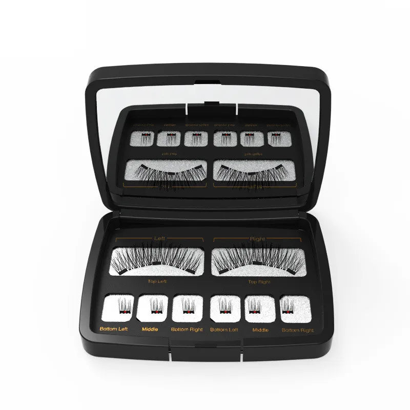 3D Magnetic Eyelashes Kit With Different Density Double False Eyeslashes Reusable Easy To Wear Fake Eyelash Extension Makeup Kit