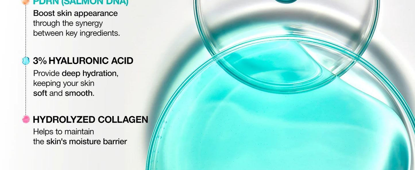 Anua PDRN 100+ Hyaluronic Acid Serum Capsules Moisturizing Revitalizing Face Serum Korean Skincare Beauty Essentials