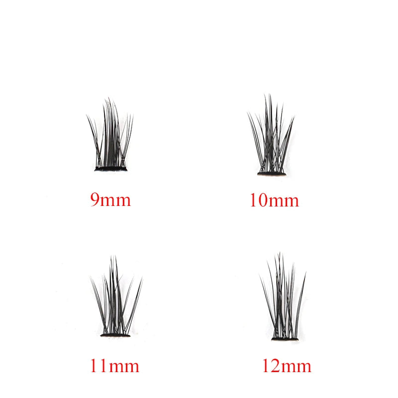 6 Rows 120 Bundles Eyelash Extension Natural Faux Mink Eyelashes Individual 9/10/11/12MM Lashes Makeup Cilia False Eye Lashes
