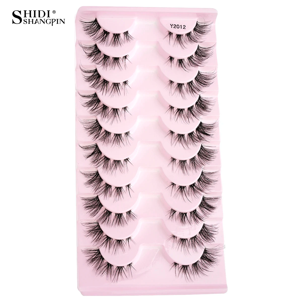 3/10 pairs Natural Lashes Mink Fluffy False Eyelashes Make up Tools Wispy Half Eyelashes 3D Cat Eye Eyelash Extensions Faux Cils