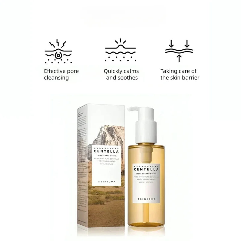 Korean Centella Skincare Ampoule Toner Cleanser Face Serum Cleaning Oil and Moisturizer Cream Skincare Kit Original Products Set