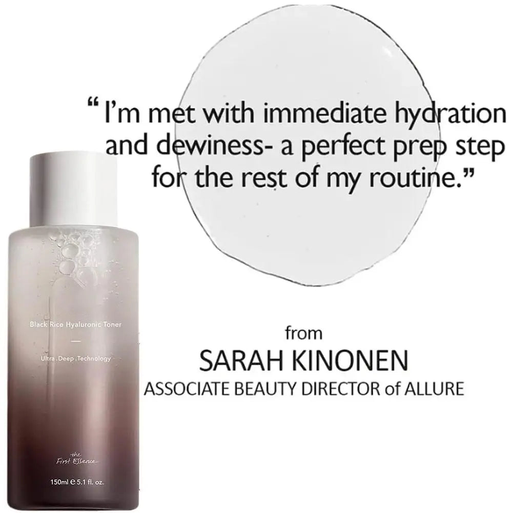 Haruharu Wonder Black Rice Hyaluronic Acid Toner Sensitive Skin Facial Moisturizing Improves Dull Skin Tone Soothing Skin Care