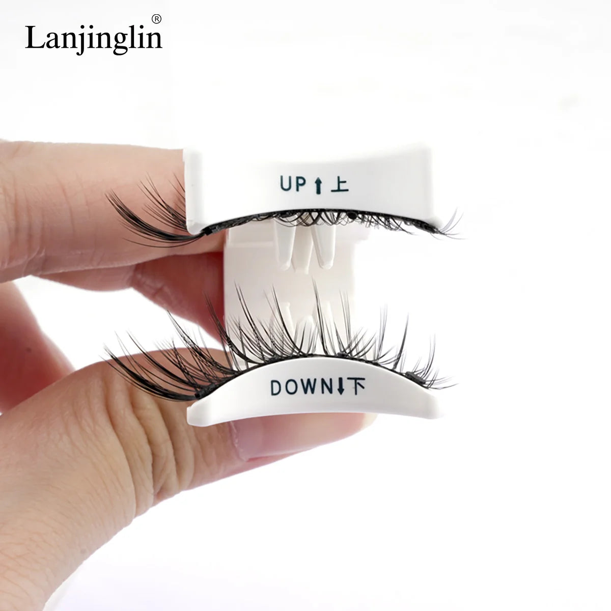Lanjinglin 3D Magnetic False Eyelashes Tweezer Set Cosmetics Natural Mink False Lash Professional Eyelash Extension Makeup Tool