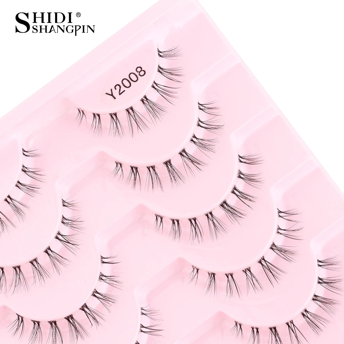 3/10 pairs Natural Lashes Mink Fluffy False Eyelashes Make up Tools Wispy Half Eyelashes 3D Cat Eye Eyelash Extensions Faux Cils