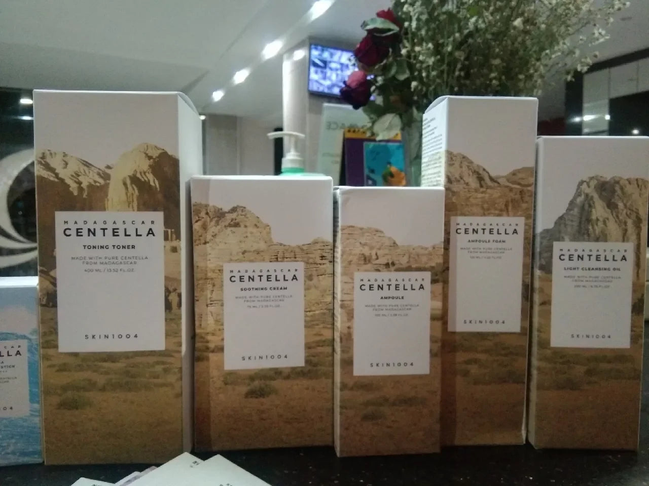 Korean Centella Skincare Ampoule Toner Cleanser Face Serum Cleaning Oil and Moisturizer Cream Skincare Kit Original Products Set