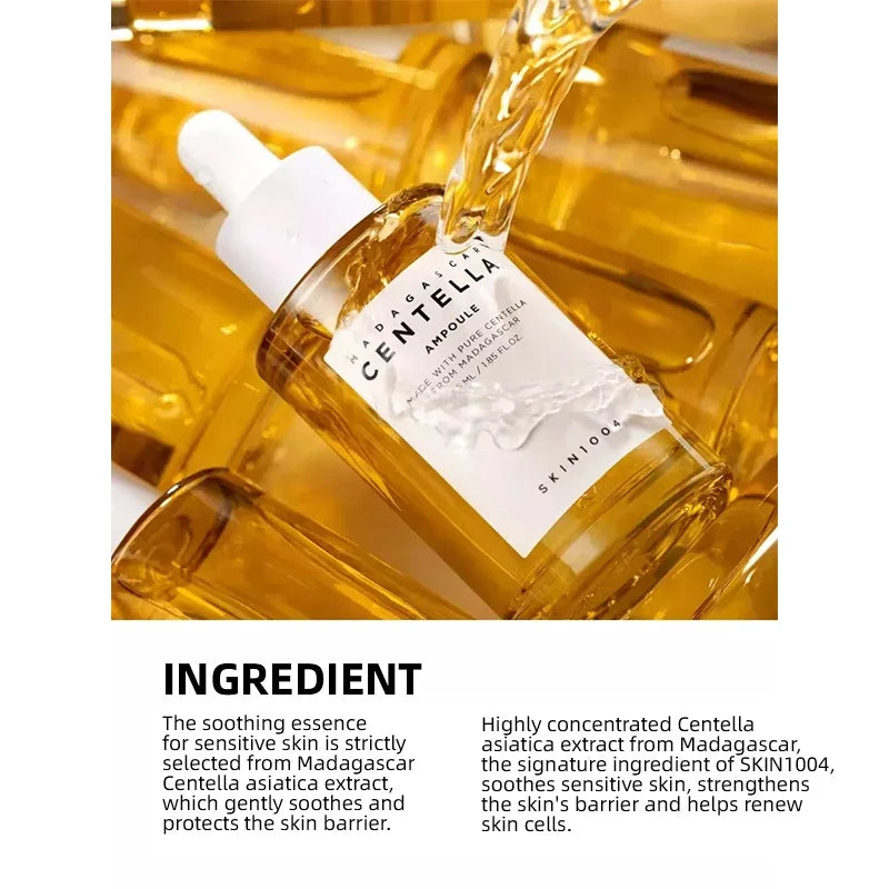 Korean Centella Skincare Ampoule Toner Cleanser Face Serum Cleaning Oil and Moisturizer Cream Skincare Kit Original Products Set