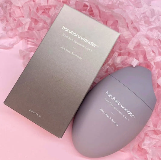 50ml Original Korean Haruharu Wonder Black Rice 10 Hyaluronic Cream Deep Nourishing Hydrate For Sensitive Skin Brand Moisturizer