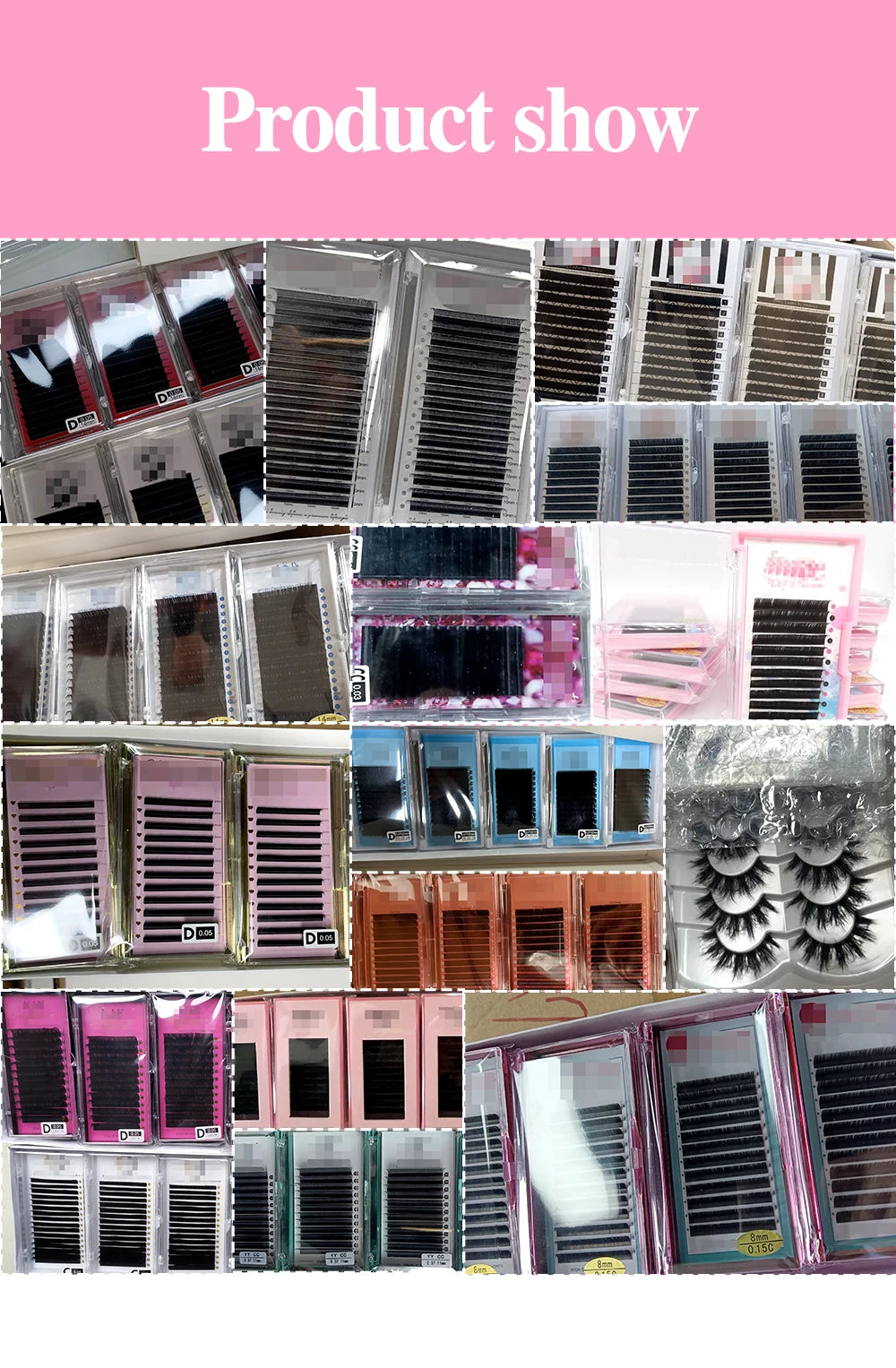 Easy Fanning Lashes 8-25mm Volume Russe Autofan Cilios Soft Professional Eyelash Extension Faux Natural Individual Eyelashes