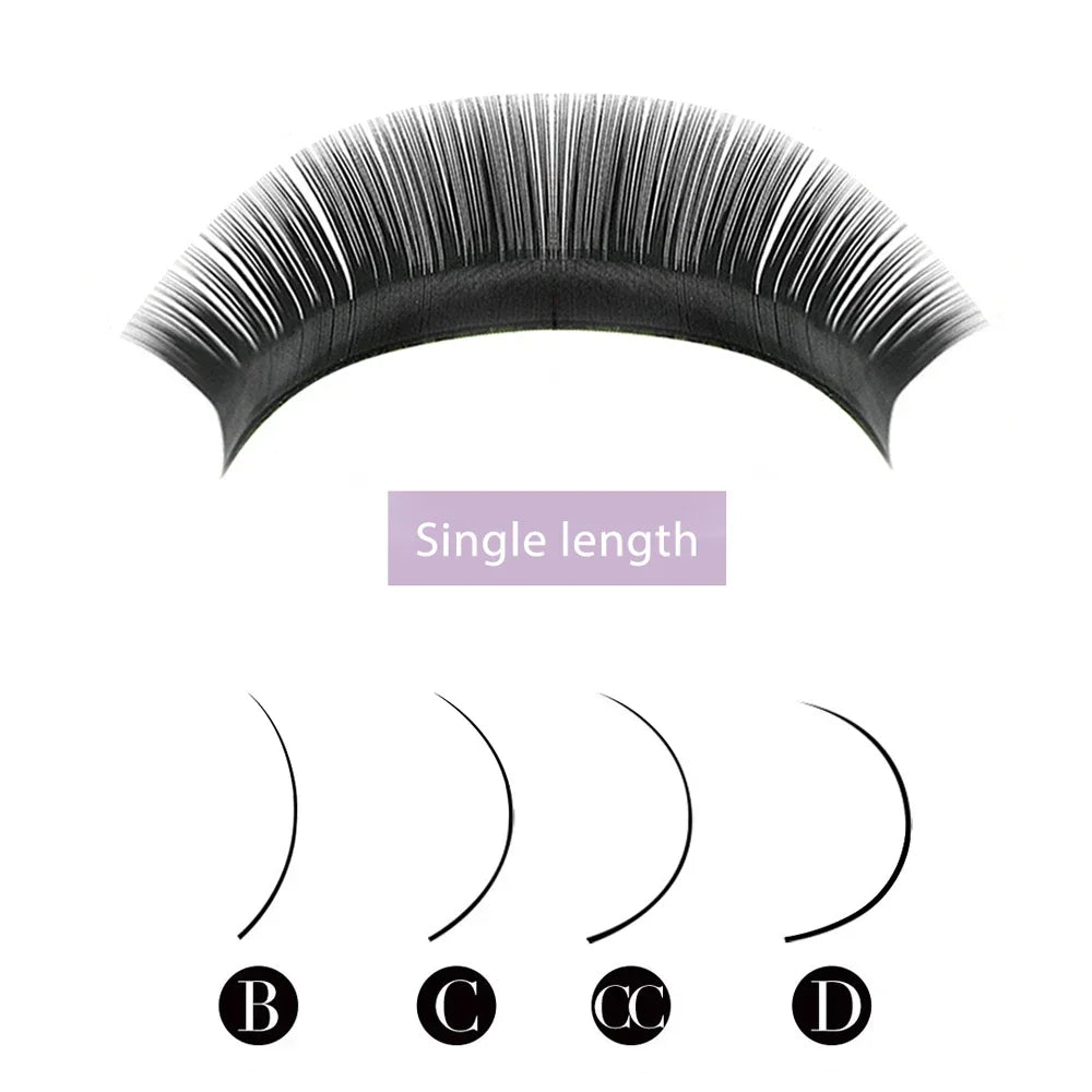 Easy Fanning Lashes 8-25mm Volume Russe Autofan Cilios Soft Professional Eyelash Extension Faux Natural Individual Eyelashes