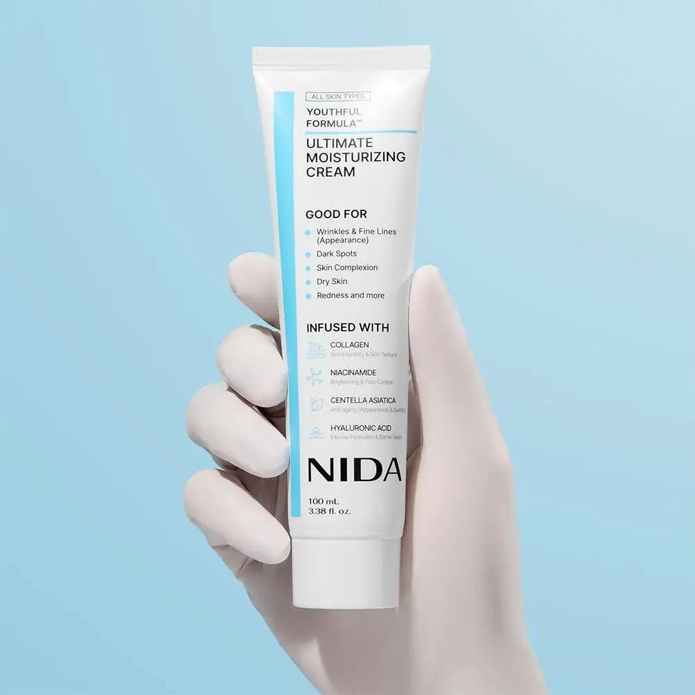 NIDA Youthful Formula™ Ultimate Moisturizing Cream Deeply Moisturizing Quick Absorption Repairing Pores Redness Korea Skin Care