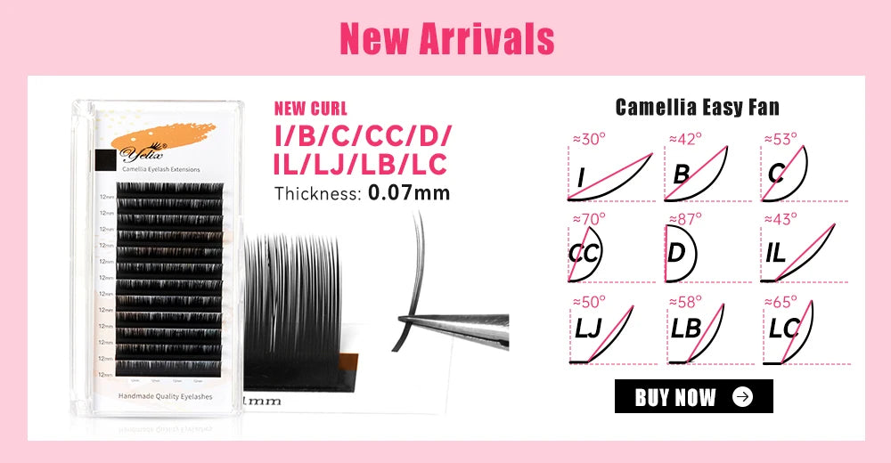 Easy Fanning Lashes 8-25mm Volume Russe Autofan Cilios Soft Professional Eyelash Extension Faux Natural Individual Eyelashes