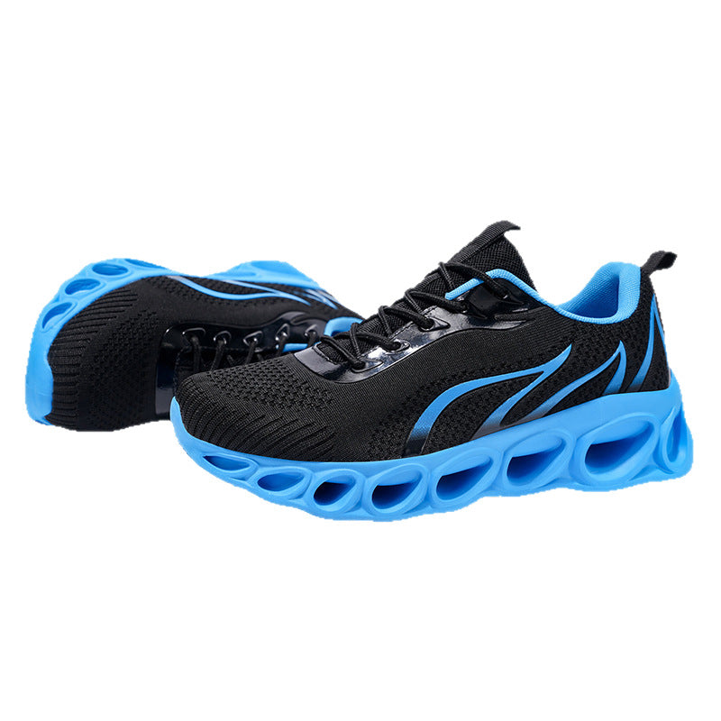 Breathable Casual Sports Shoes with Flame Design
