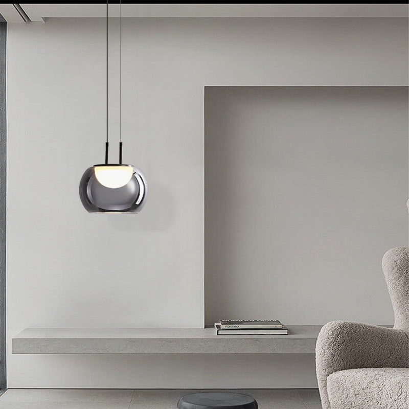 Italian minimalist glass pendant light