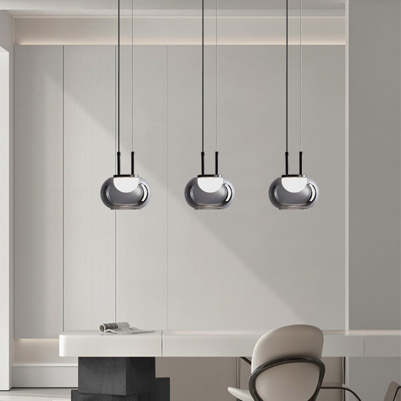 Italian minimalist glass pendant light