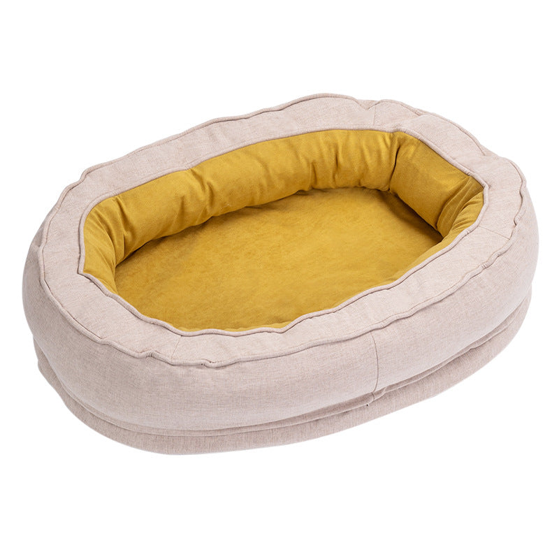 Removable and washable warm dog house