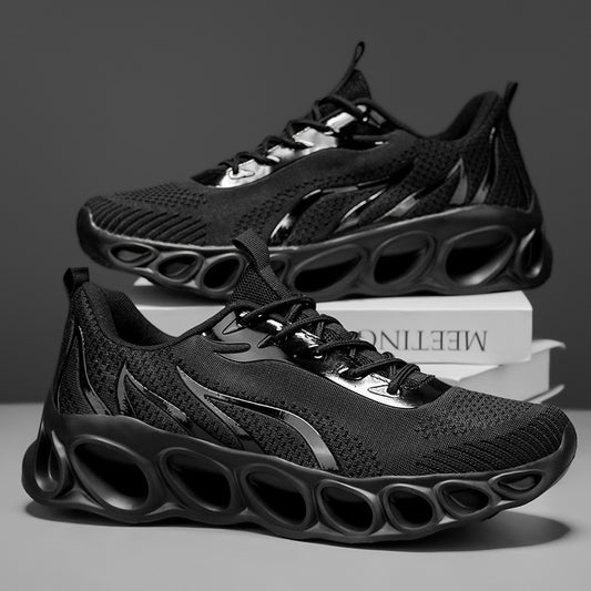 Breathable Casual Sports Shoes with Flame Design